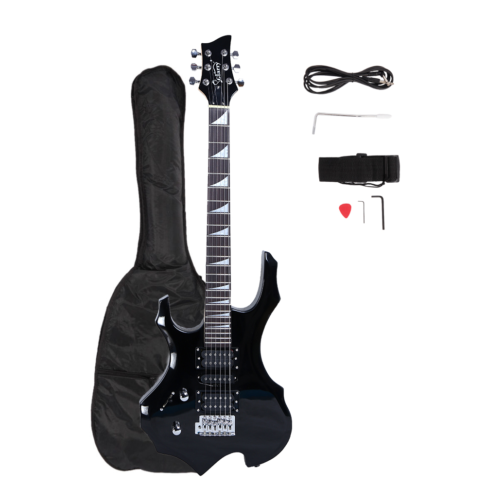 Electric Guitar Pick Pack - กีตาร์ไฟฟ้า Flame Left Hand รุ่น HSH