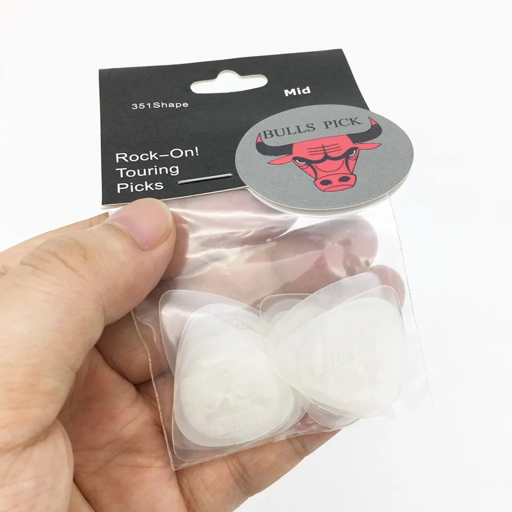 Electric Guitar Pick Pack - 12pcs Bull HEAD 0.6 มม.กีตาร์ Pick