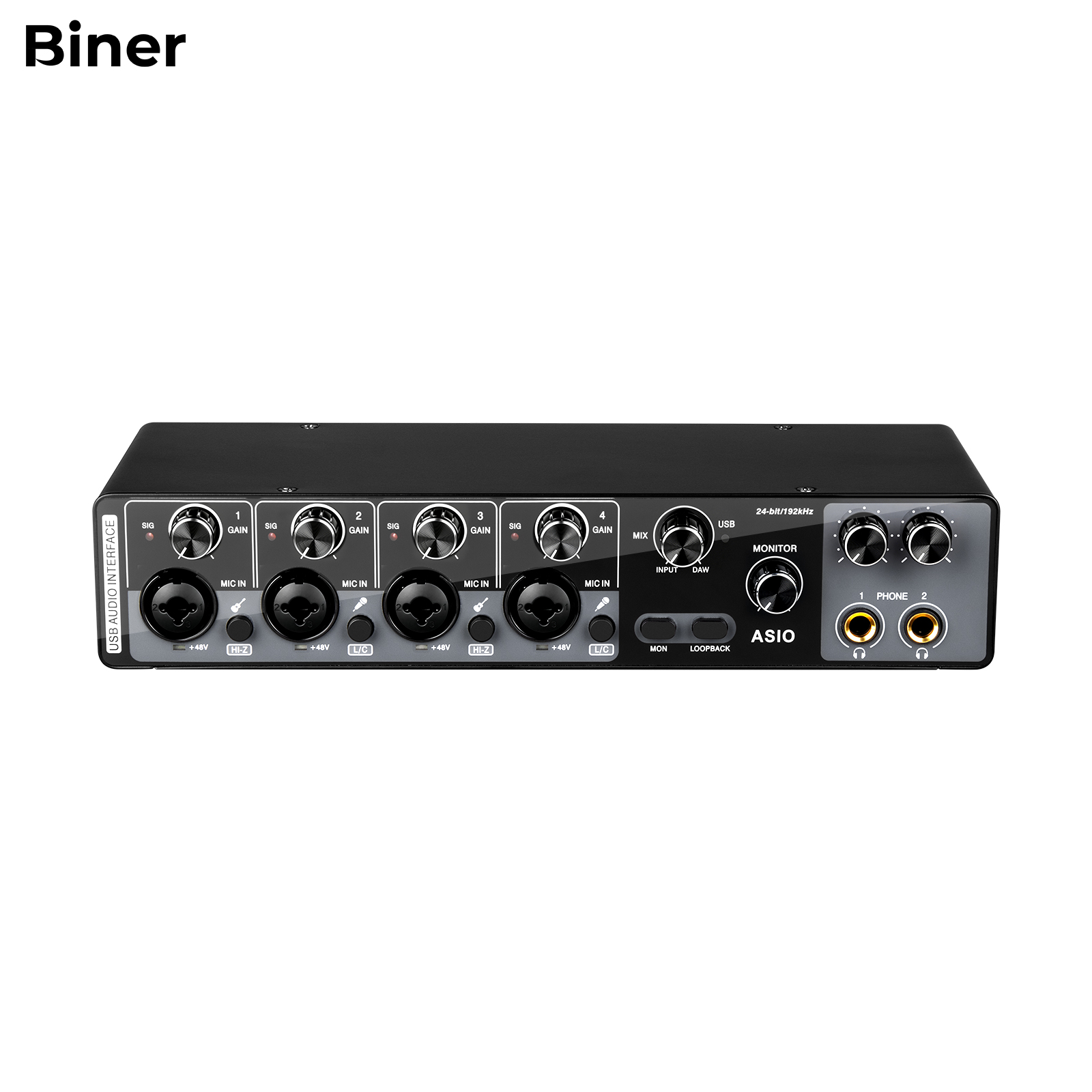 Audio Music Recording - ราคาโรงงาน MQ44 ออดิโออินเตอร์เฟสระดับมืออาชีพ 24 บิต 192kHz