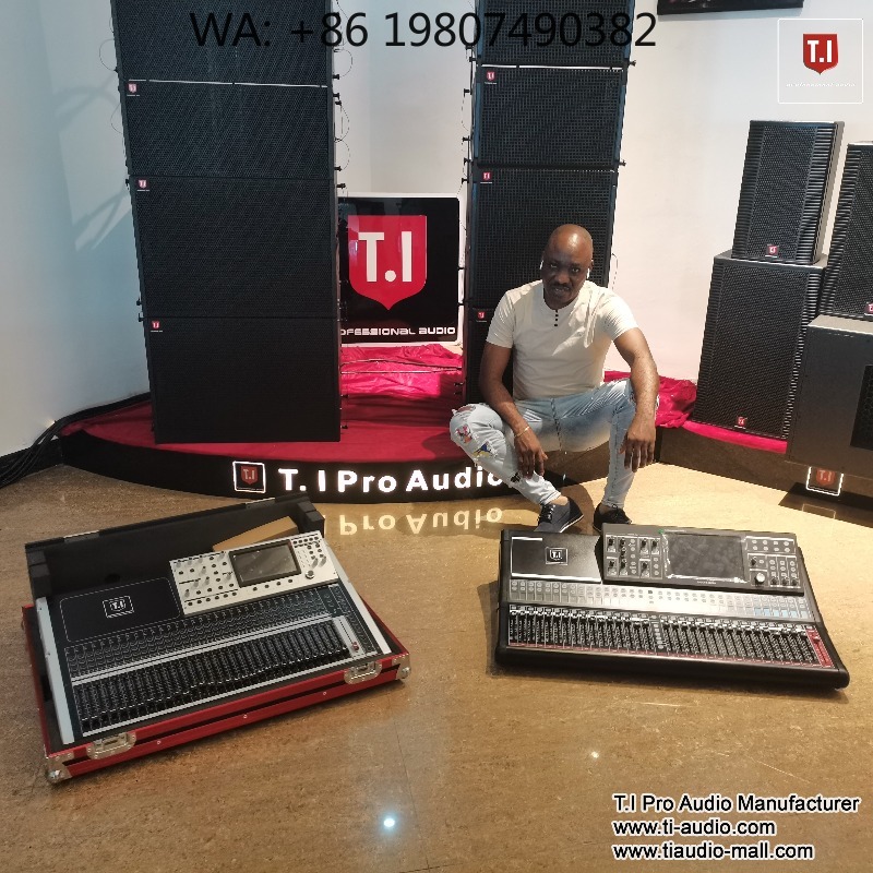 Audio Music Mixer - มิกเซอร์ดิจิตอล 32 ช่องสัญญาณ, อุปกรณ์เสียงระดับมืออาชีพสำหรับดีเจ สำหรับงานปาร์ตี้และการแสดงดนตรีสด