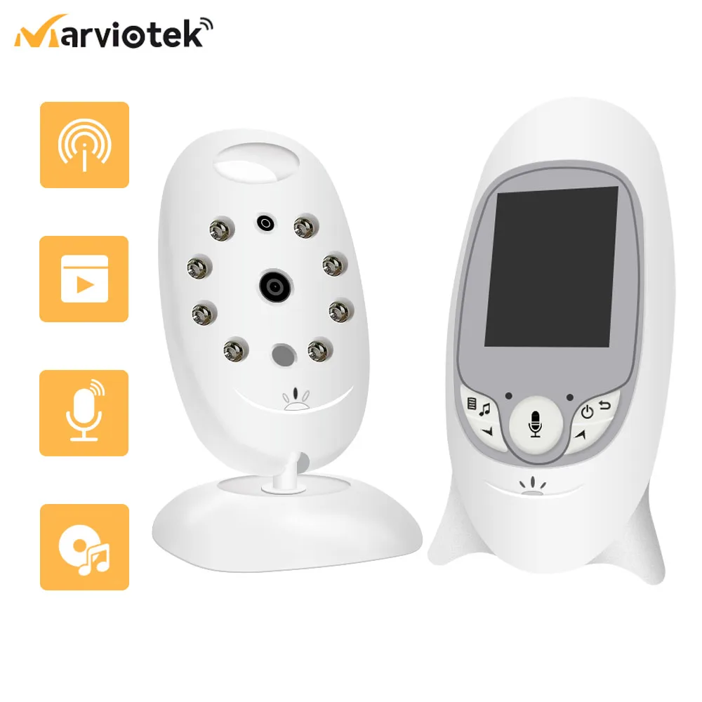 Audio Music For Video - VB601 Baby Monitor อิเล็กทรอนิกส์พร้อมกล้องวิดีโอ 2 นิ้ว