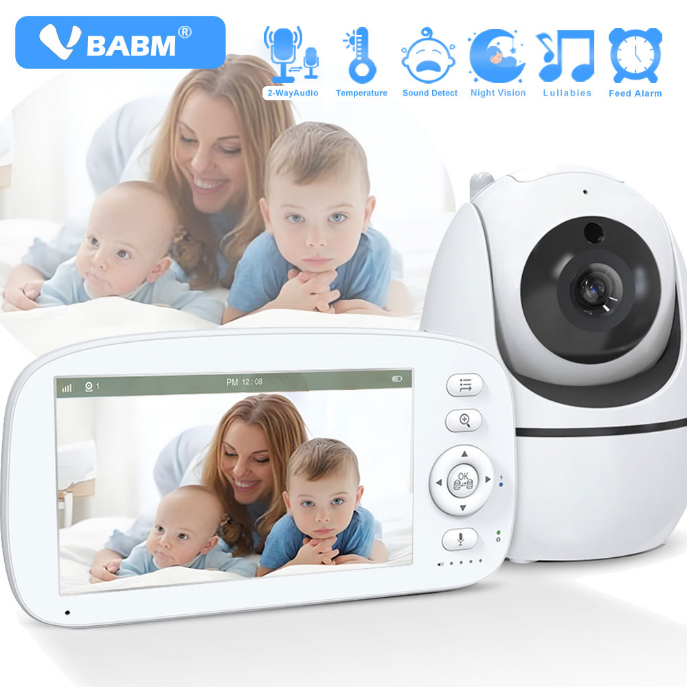 Audio Music For Video - กล้องเฝ้าดูเด็ก VBABM มองเห็นในเวลากลางคืน, หน้าจอ 5 นิ้ว