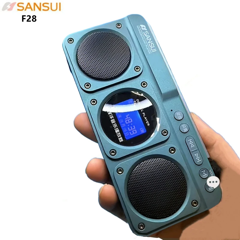 Audio Music Volume - แบบพกพา F28 วิทยุ FM คุณภาพเสียง Hi-Fi