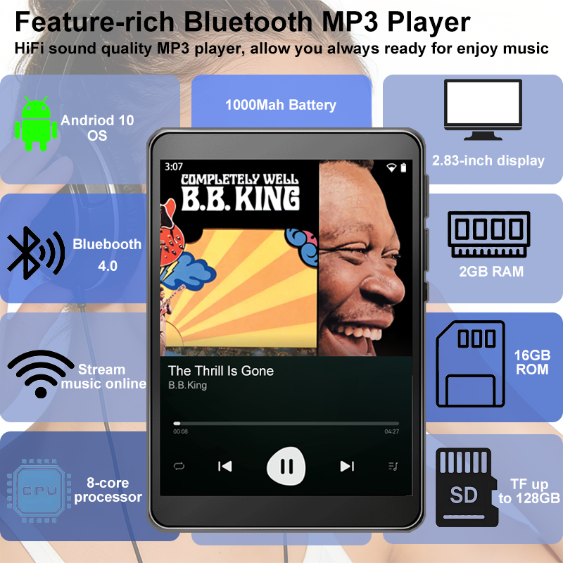 Mp3 Audio Music Download - เครื่องเล่น MP3 แบบ WiFi ระบบ Android