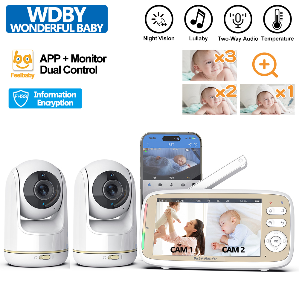 VB803 PRO Baby Monitor 2pcs Zo - Audio Music For Video บทวิจารณ์และราคา