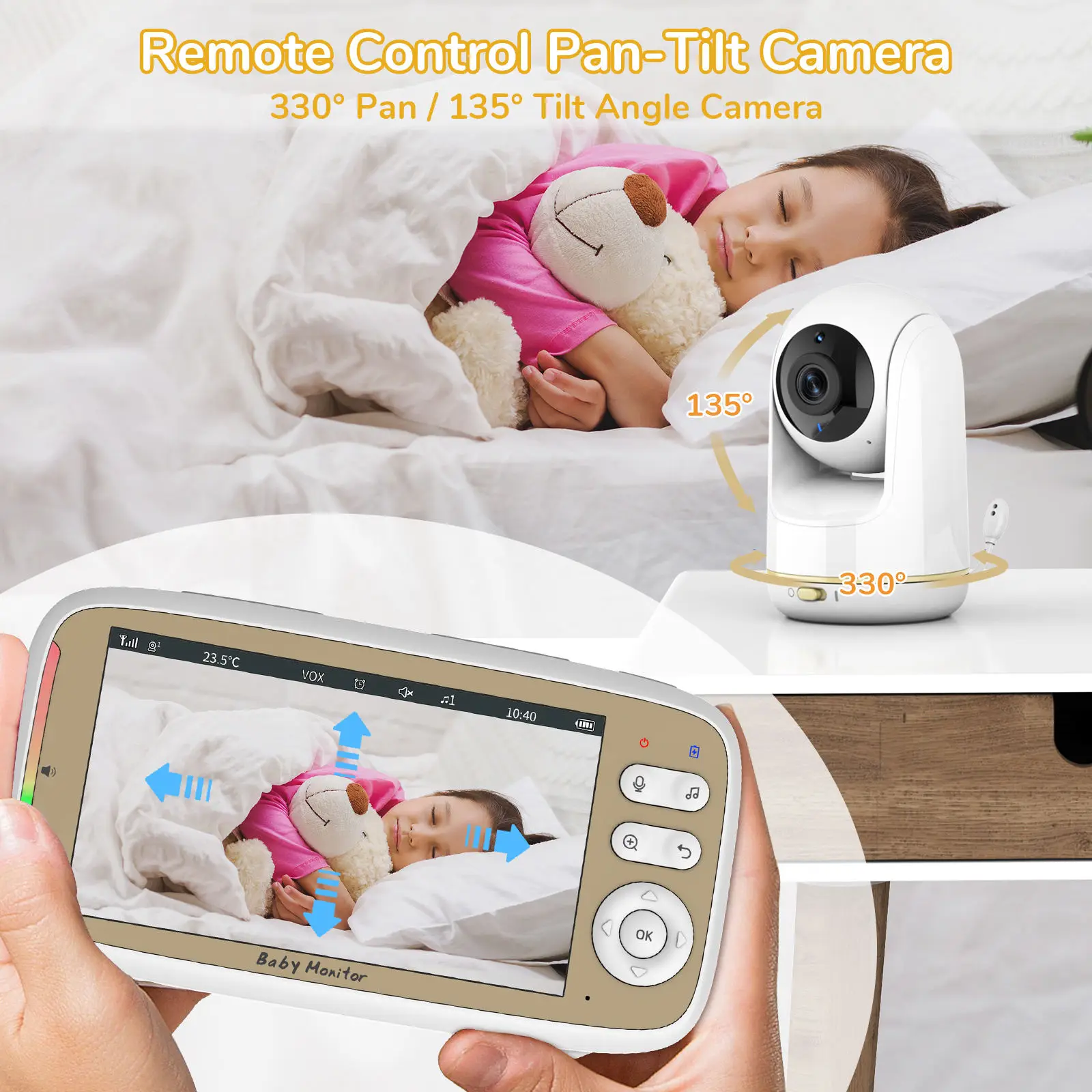 VB803 PRO Baby Monitor 2pcs Zo - Audio Music For Video บทวิจารณ์และราคา