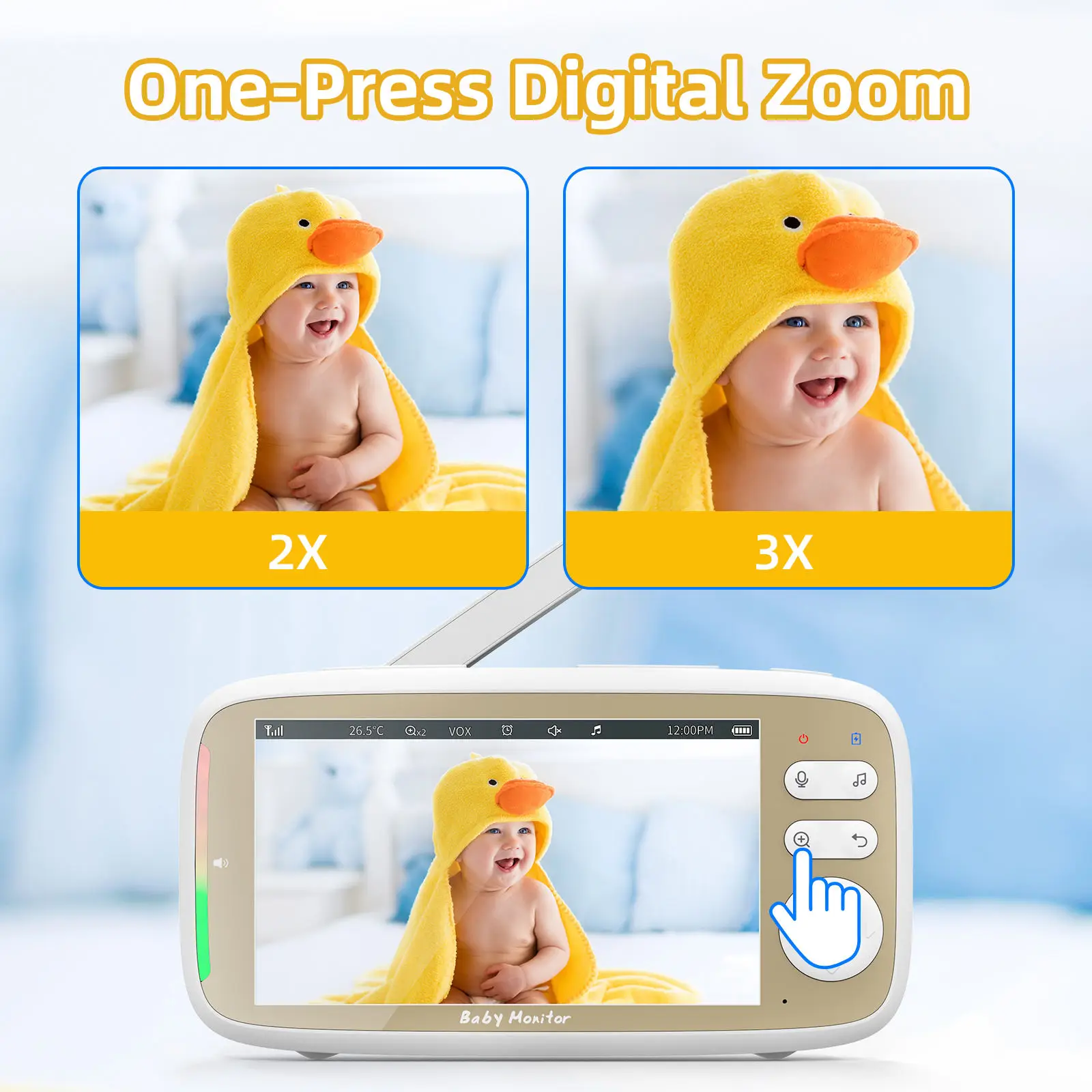 VB803 PRO Baby Monitor 2pcs Zo - Audio Music For Video บทวิจารณ์และราคา