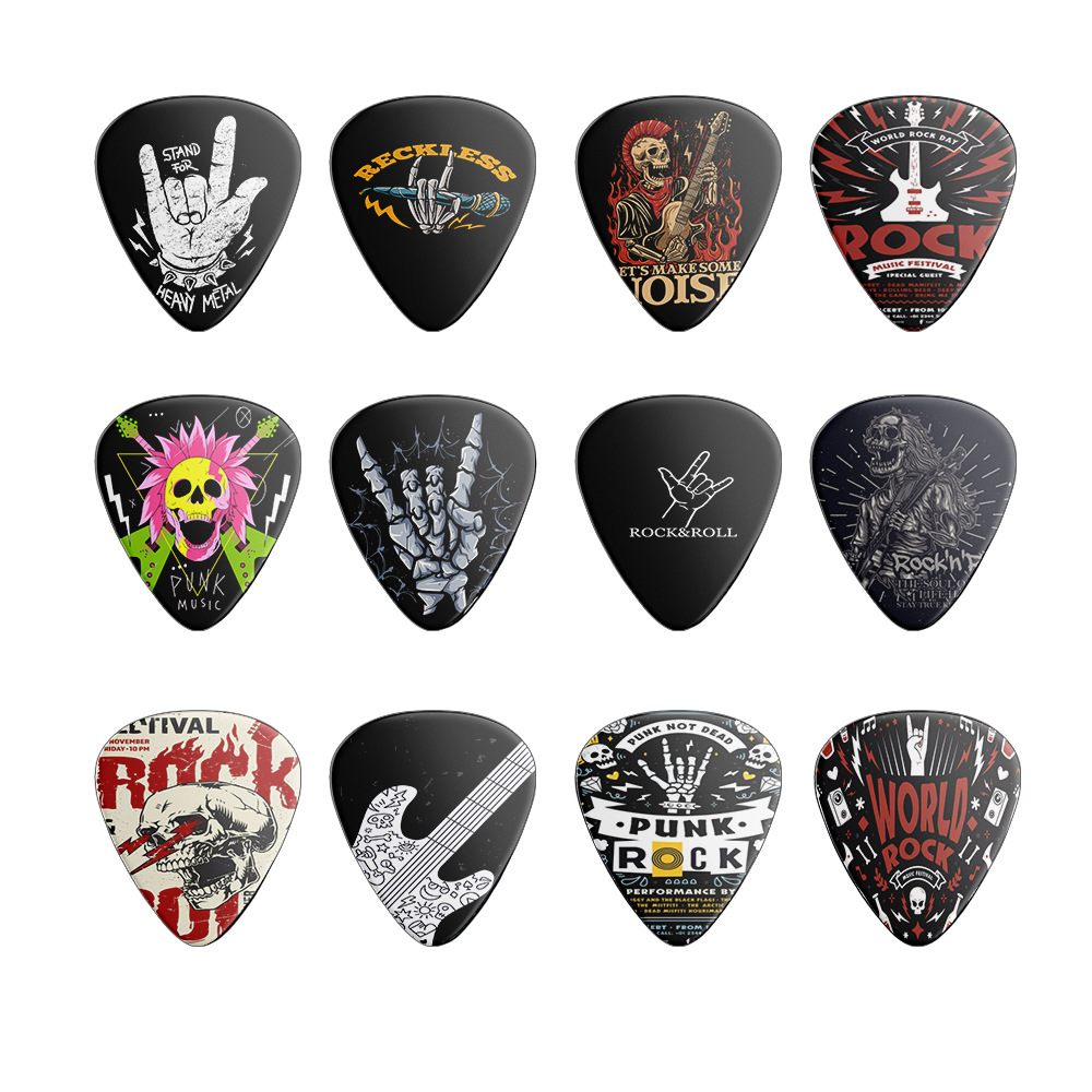 ปิ๊กกีตาร์ 12 ชิ้น ขนาด 0.46 ม - Electric Guitar Pick Pack บทวิจารณ์และราคา