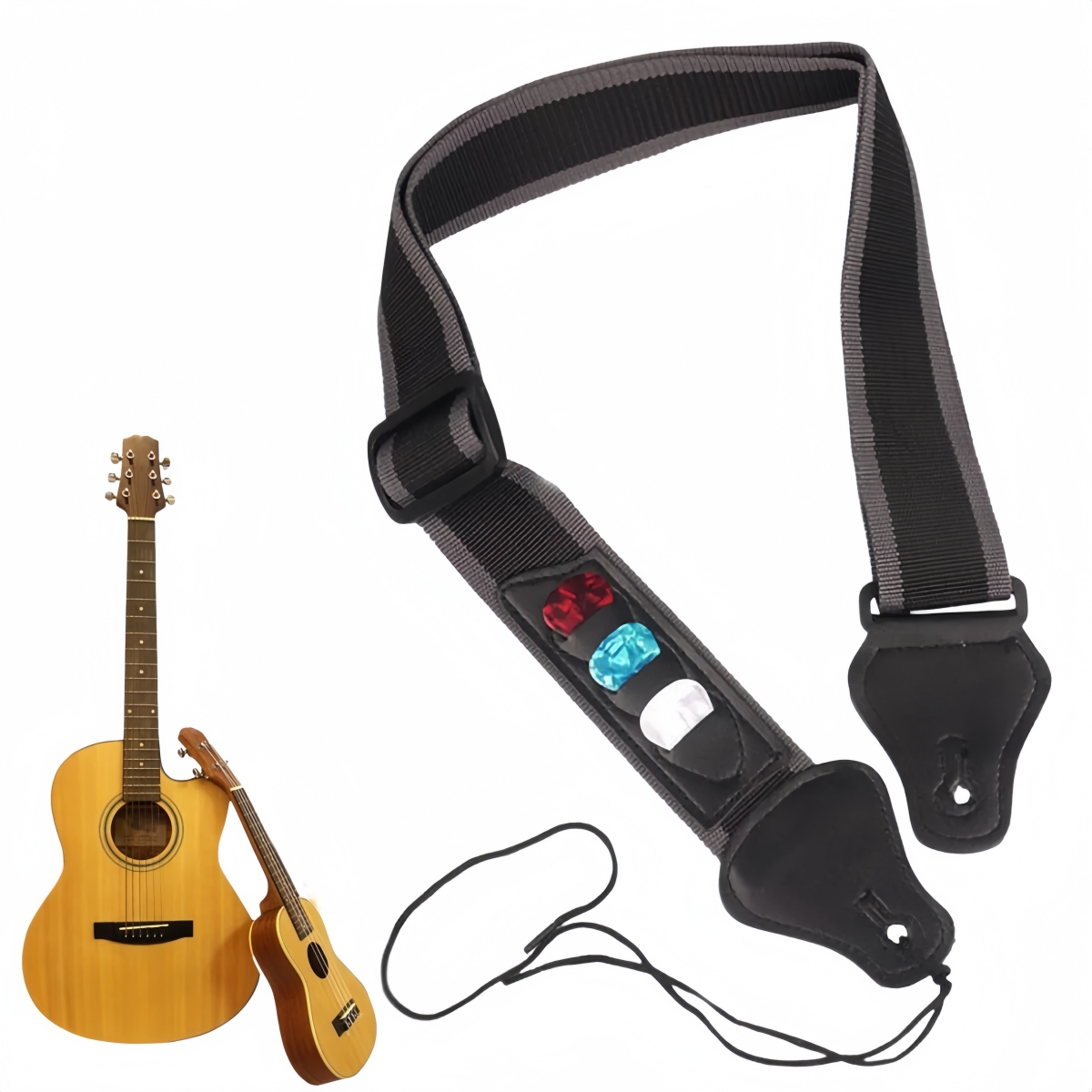 สายสะพายกีตาร์หนัง PU มิวาเยอร - Electric Guitar Pick Pack บทวิจารณ์และราคา