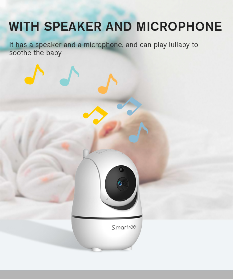 กล้องเฝ้าดูเด็กไร้สาย 5 นิ้ว พ - Audio Detect Music บทวิจารณ์และราคา