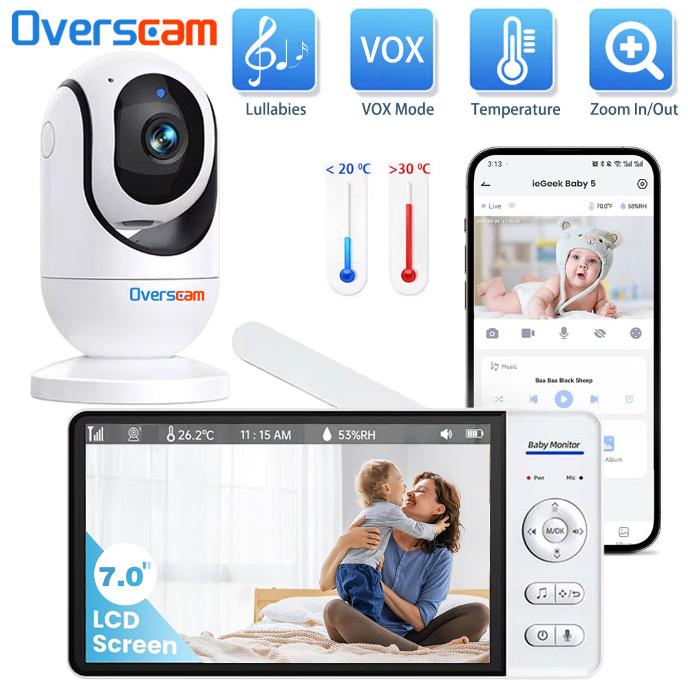 หน้าจอ 7.0 นิ้ว Baby Monitor 5 - Audio Detect Music บทวิจารณ์และราคา