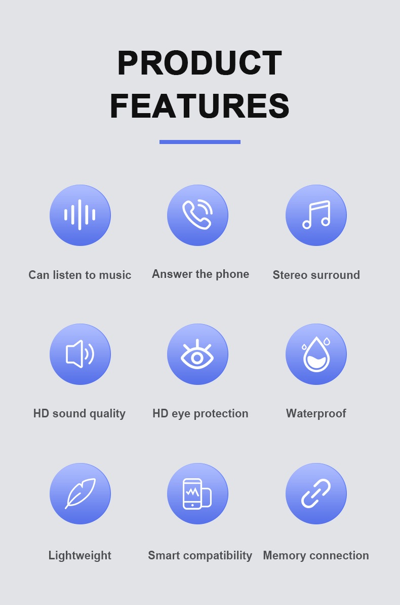 แว่นตาอัจฉริยะรุ่นใหม่ ปี 2026 - Audio With Music Ai บทวิจารณ์และราคา