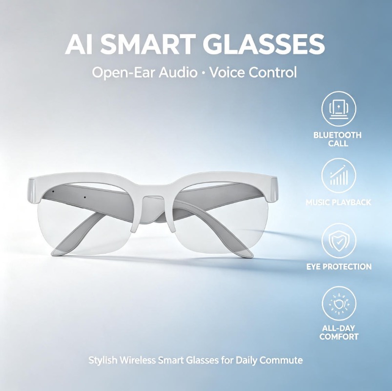 แว่นตาอัจฉริยะ 2026 พร้อมระบบเ - Audio Music For Video บทวิจารณ์และราคา