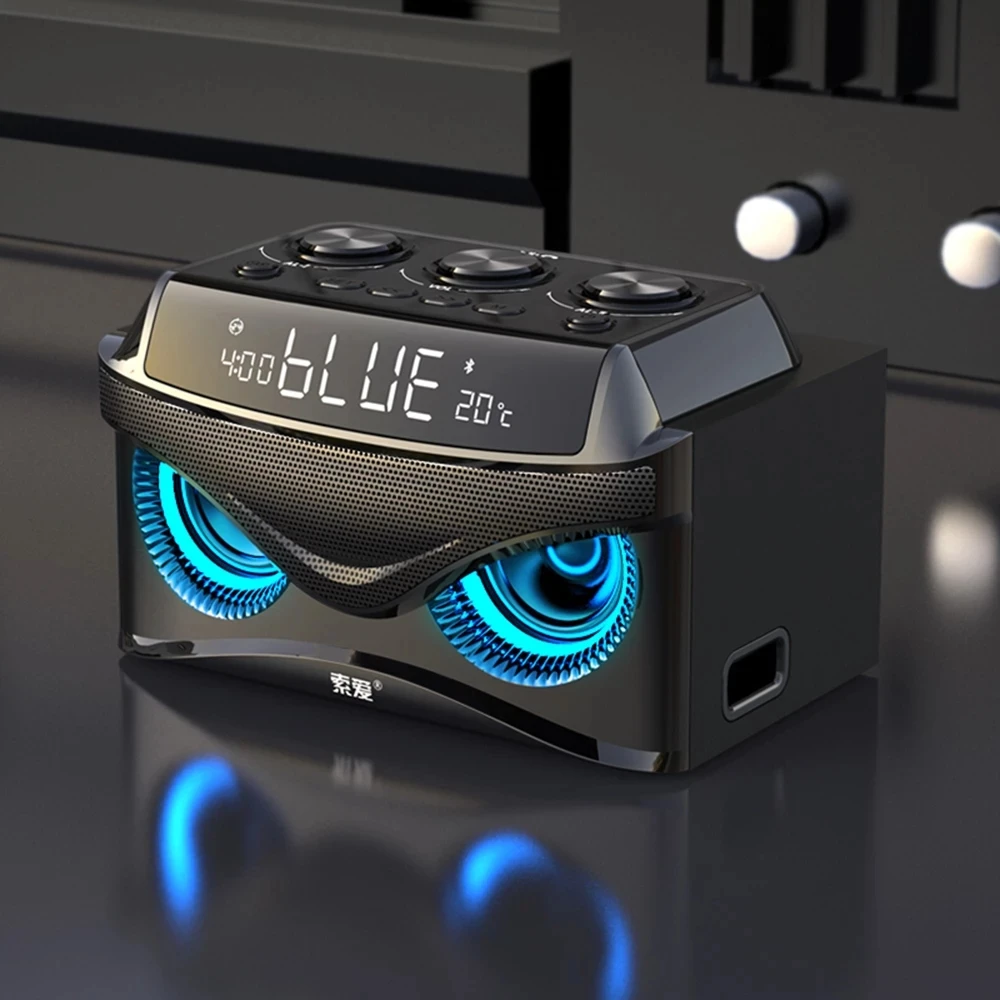 กล่องเสียงลำโพงบลูทูธพกพาได้ซั - Audio Music Volume บทวิจารณ์และราคา