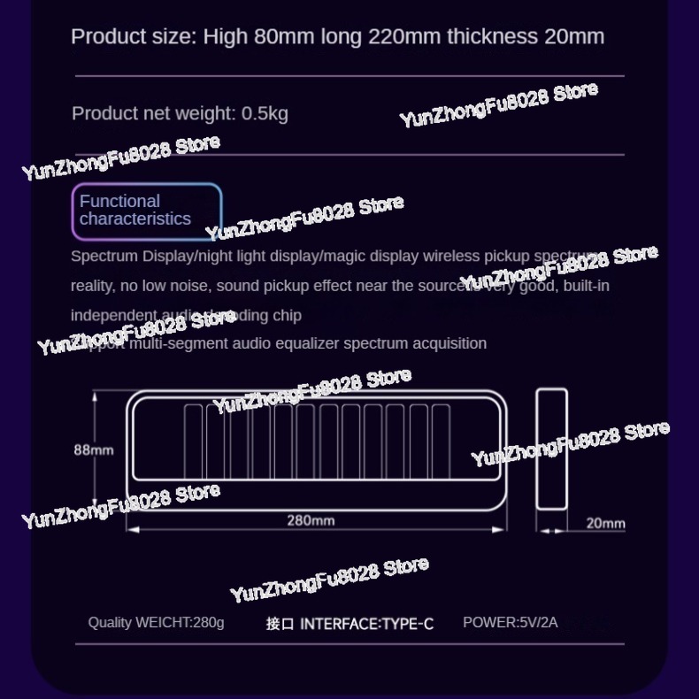 ไฟแสดงระดับเสียงแบบ 12 บิต RGB - Audio Music Youtube บทวิจารณ์และราคา
