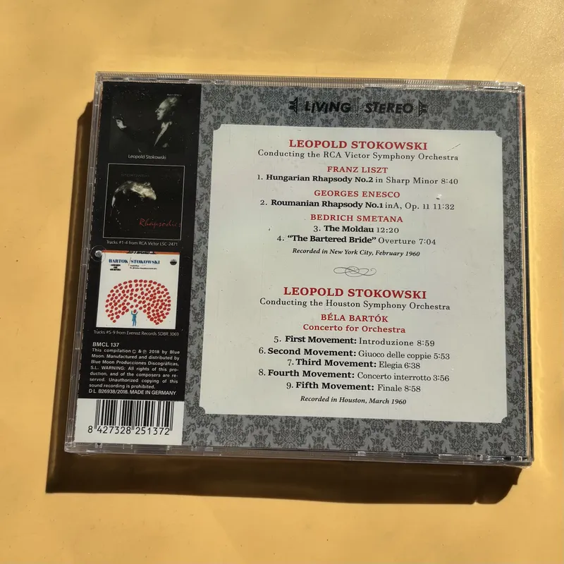 STOKOWSKI RHAPSODIES แรปโซดี้ซ - Audio Music Recording บทวิจารณ์และราคา