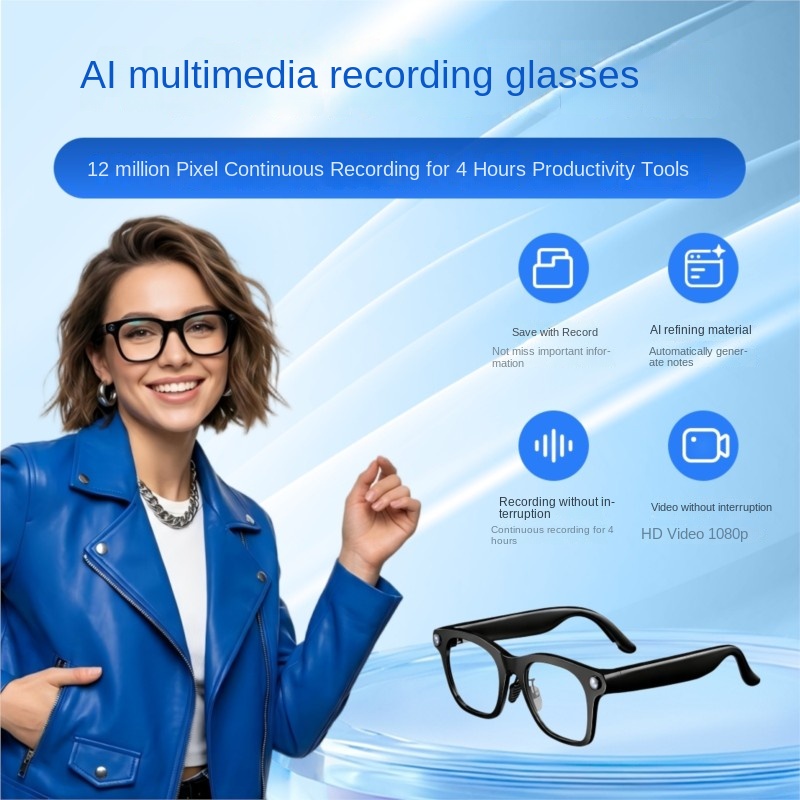OLOIU Echowear แว่นตาอัจฉริยะ  - Audio With Music Ai บทวิจารณ์และราคา