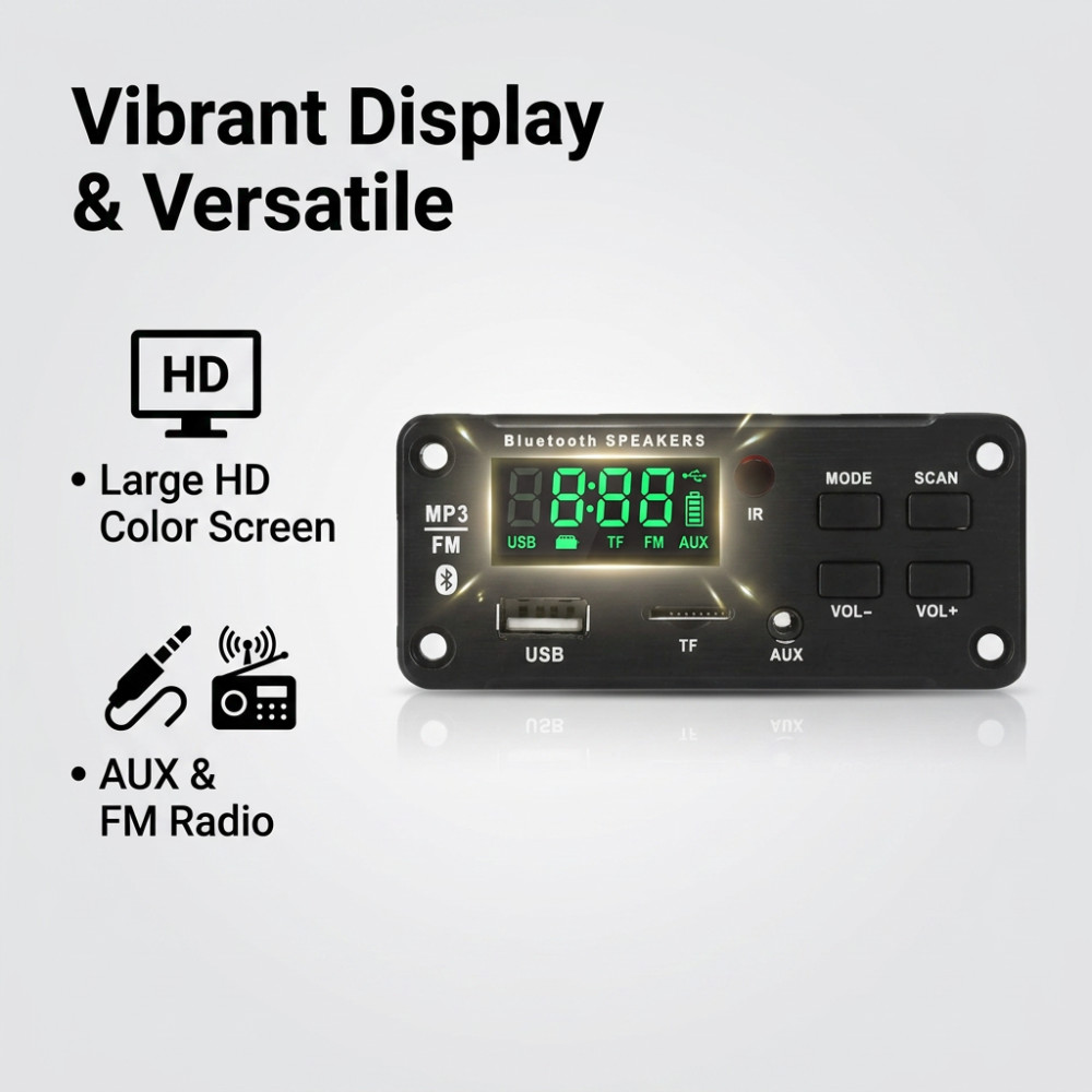 50W เครื่องขยายเสียงบลูทูธ MP3 - Audio Music Volume บทวิจารณ์และราคา