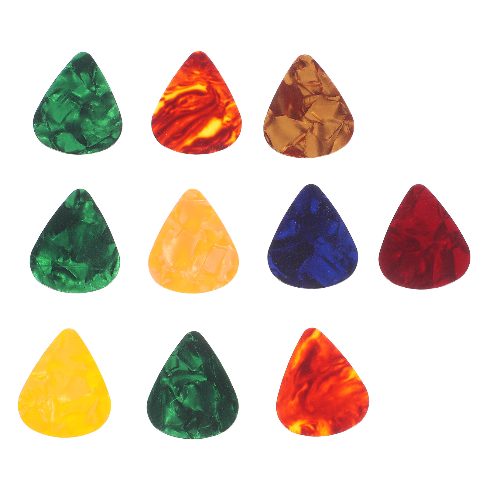 ชุดปิ๊กกีตาร์สแตนเลส 10 ชิ้น ส - Electric Guitar Pick Pack บทวิจารณ์และราคา