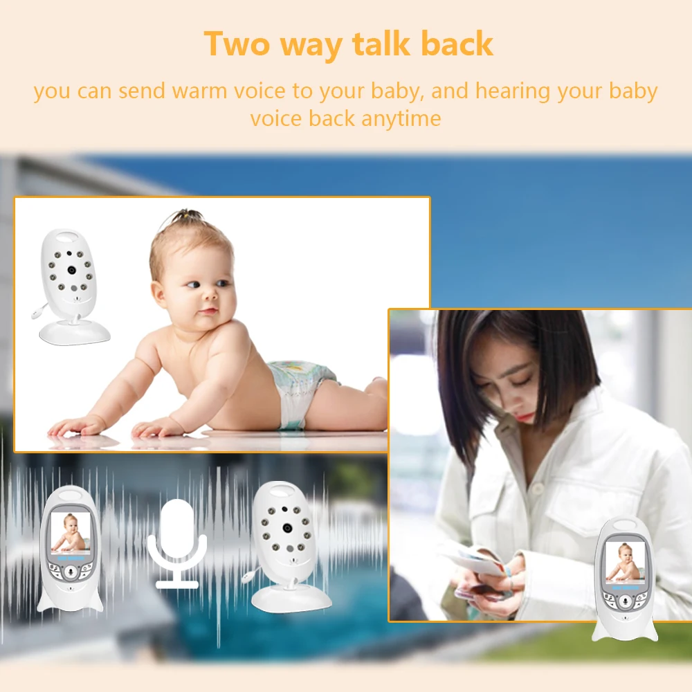 VB601 Baby Monitor อิเล็กทรอนิ - Audio Music For Video บทวิจารณ์และราคา