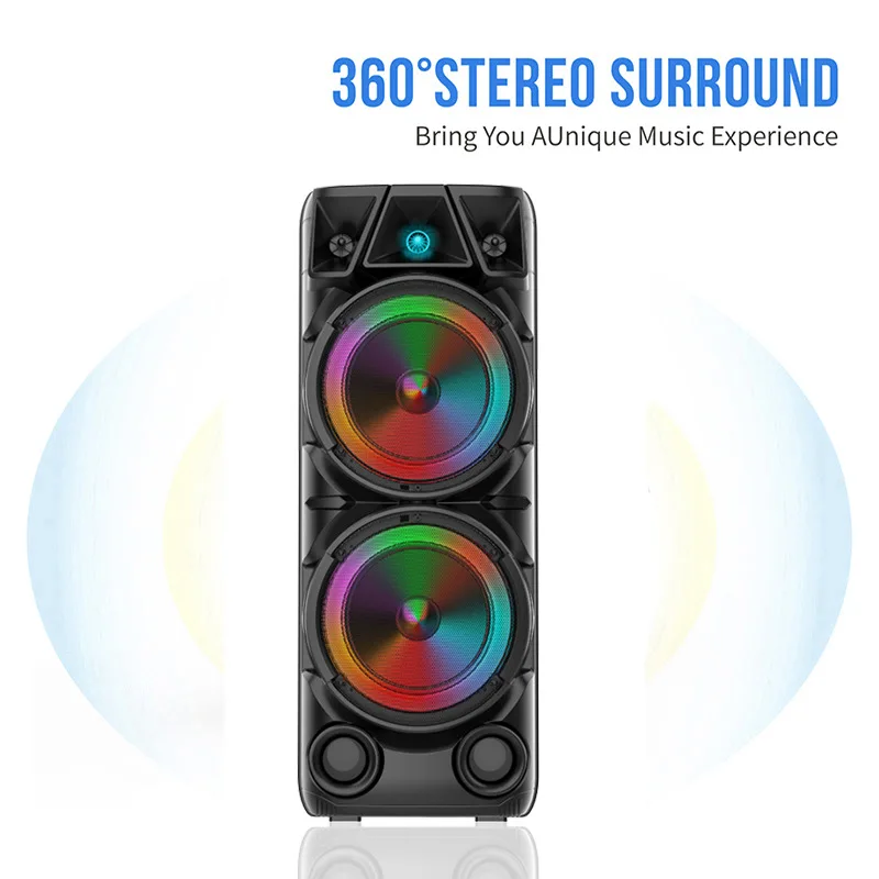 80W Peak High-power Sound Box  - Audio Music Volume บทวิจารณ์และราคา
