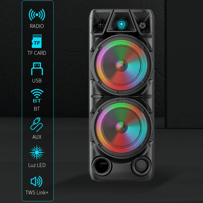 80W Peak High-power Sound Box  - Audio Music Volume บทวิจารณ์และราคา