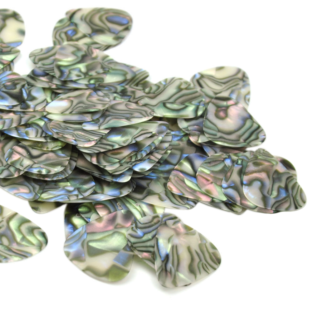 100 ชิ้น/ล็อต Abalone เปลือกหอ - Electric Guitar Pick Pack บทวิจารณ์และราคา