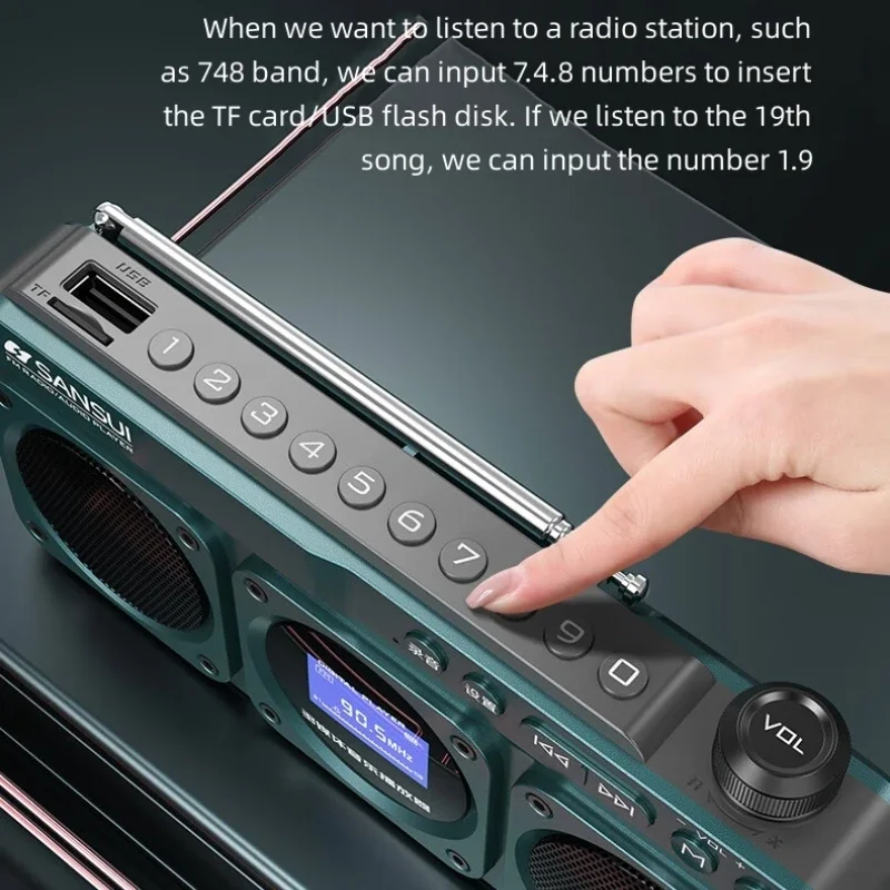 แบบพกพา F28 วิทยุ FM คุณภาพเสี - Audio Music Volume บทวิจารณ์และราคา