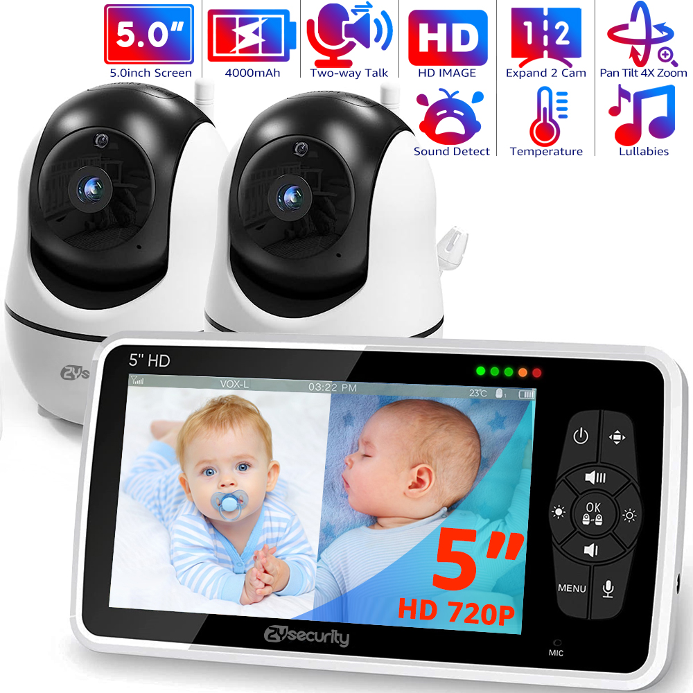 วิดีโอเบบี้มอนิเตอร์ขนาด 5'' พ - Audio Detect Music บทวิจารณ์และราคา