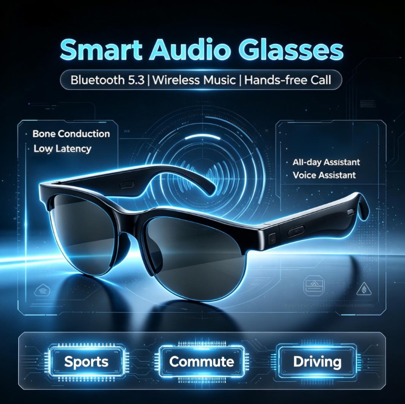 แว่นตาอัจฉริยะแปลภาษาด้วย AI,  - Audio With Music Ai บทวิจารณ์และราคา