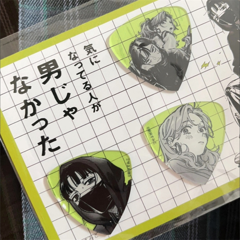 อะนิเมะ ตัวละครที่เขาสนใจเป็นผ - Electric Guitar Pick Pack บทวิจารณ์และราคา
