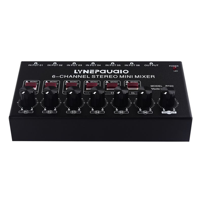 มิกเซอร์เสียงสเตอริโอ 6 ช่อง ร - Audio Music Mixer บทวิจารณ์และราคา